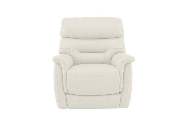Chicago HW Leather Armchair  Star White | Bed Sava