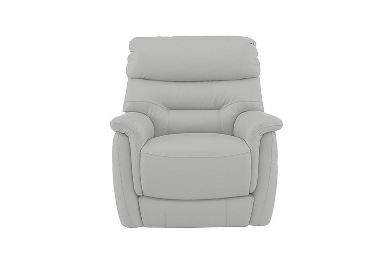 Chicago NC Leather Power Recliner Armchair - Grey
