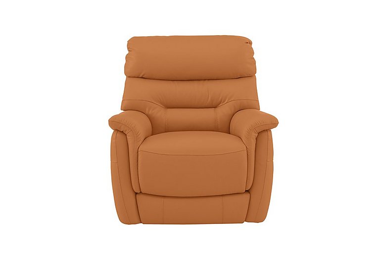 Chicago NC Leather Power Recliner Armchair - NC Honey Yellow