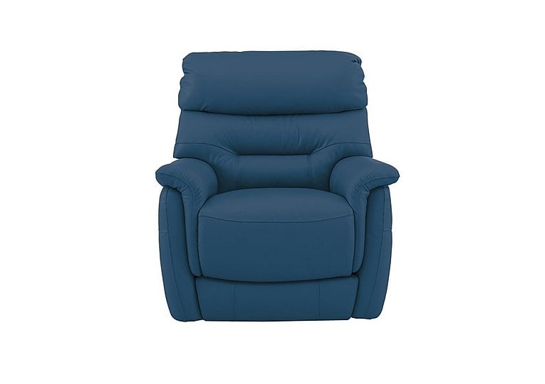 Chicago NC Leather Armchair - Carribean Sea