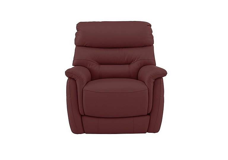 Chicago NC Leather Power Recliner Armchair - NC Deep Red