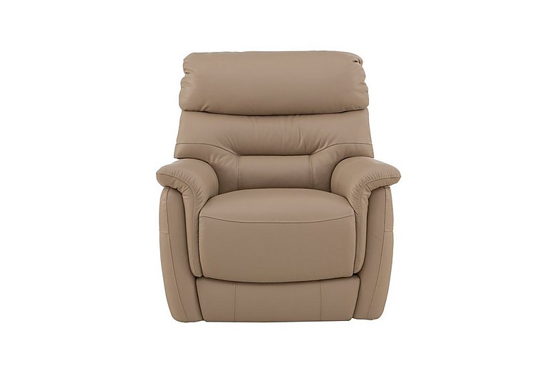 Chicago NC Leather Power Recliner Armchair - NC Pebble