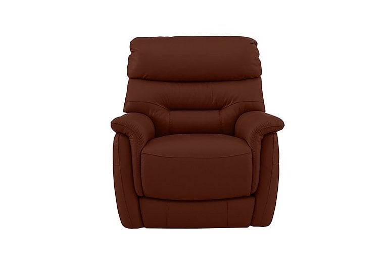Chicago SK Leather Power Recliner Armchair - Cumin