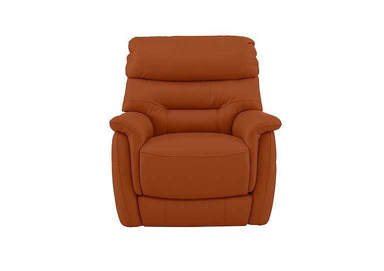 Chicago SK Leather Power Recliner Armchair - Caramel