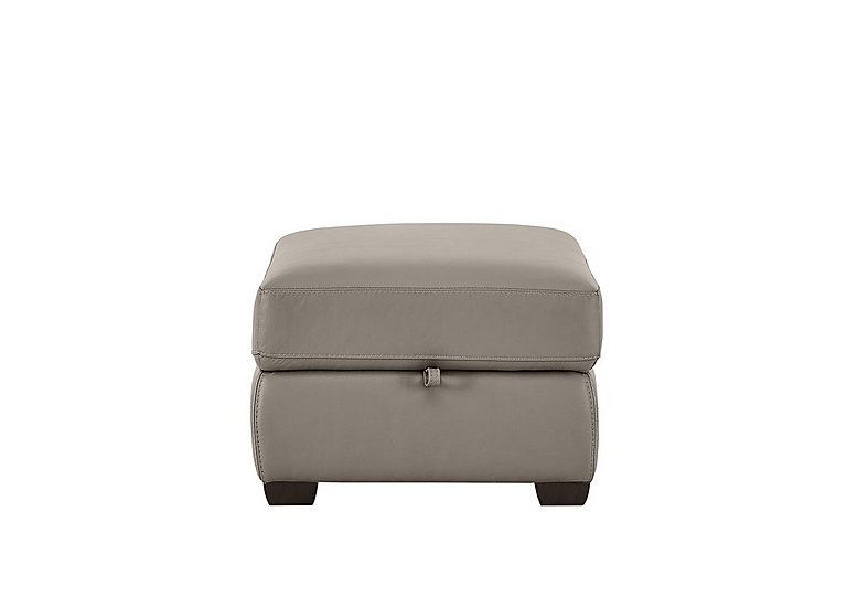 Chicago HW Leather Storage Stool - Feather