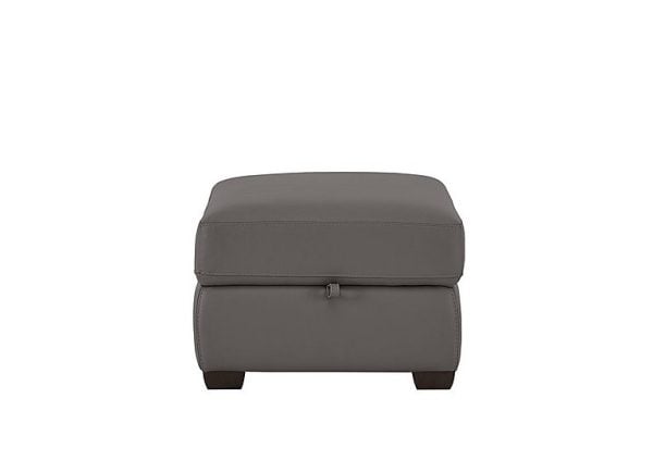 Chicago NC Leather Storage Stool  NC Elephant | Bed Sava