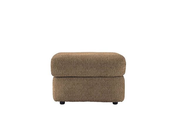 G Plan  Chloe Fabric Footstool  Boucle Cocoa | Bed Sava