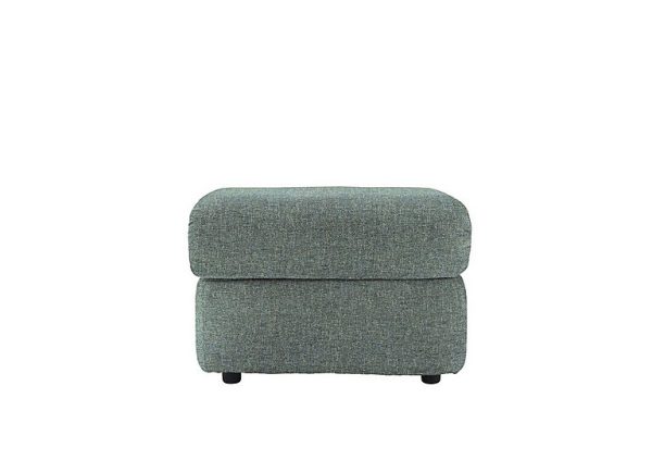 G Plan  Chloe Fabric Footstool  Dapple Kingfisher | Bed Sava