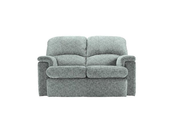 G Plan  Chloe Small Fabric 2 Seater Sofa  Remco Light Grey | Bed Sava