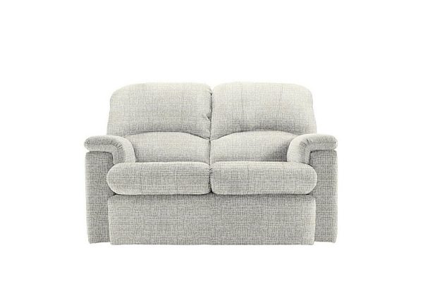 G Plan  Chloe Small Fabric 2 Seater Sofa  Waffle Taupe | Bed Sava