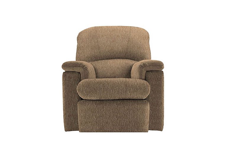 G Plan - Chloe Small Fabric Manual Recliner Armchair - Boucle Cocoa