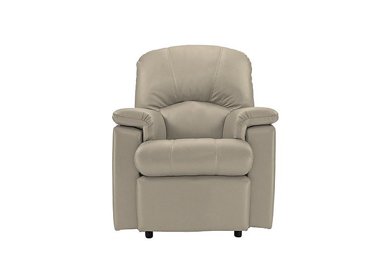 G Plan - Chloe Small Leather Power Recliner Armchair - Oxford Mushroom