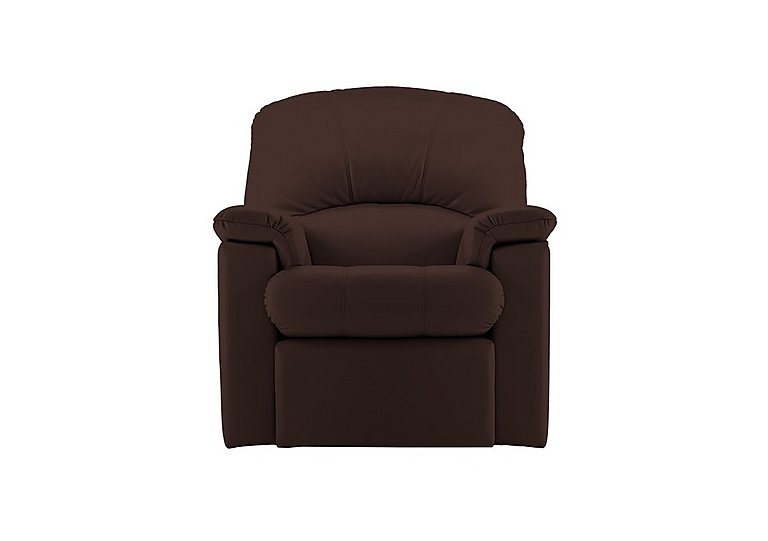 G Plan - Chloe Small Leather Armchair - Capri Oak