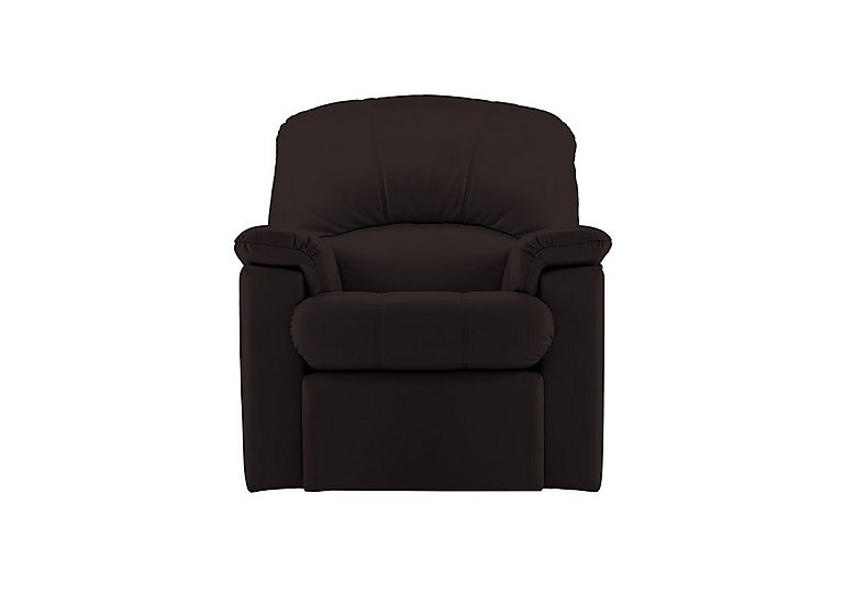 G Plan - Chloe Small Leather Armchair - Capri Chocolate
