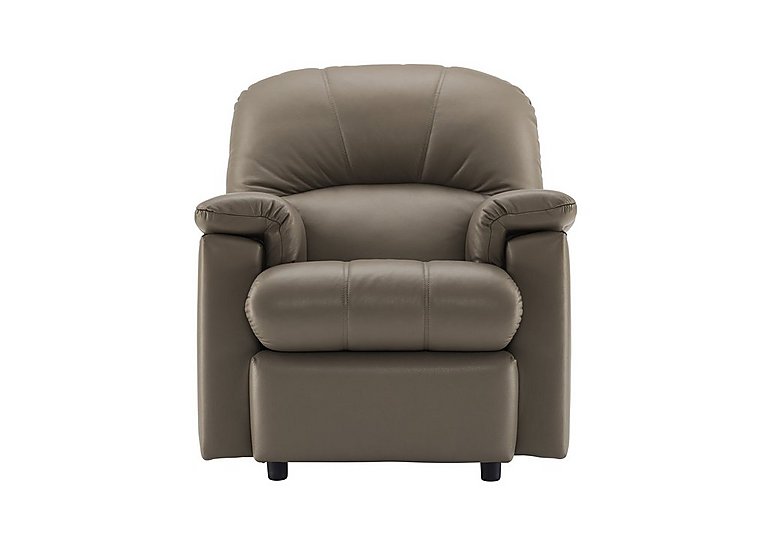 G Plan - Chloe Small Leather Armchair - Capri Grey