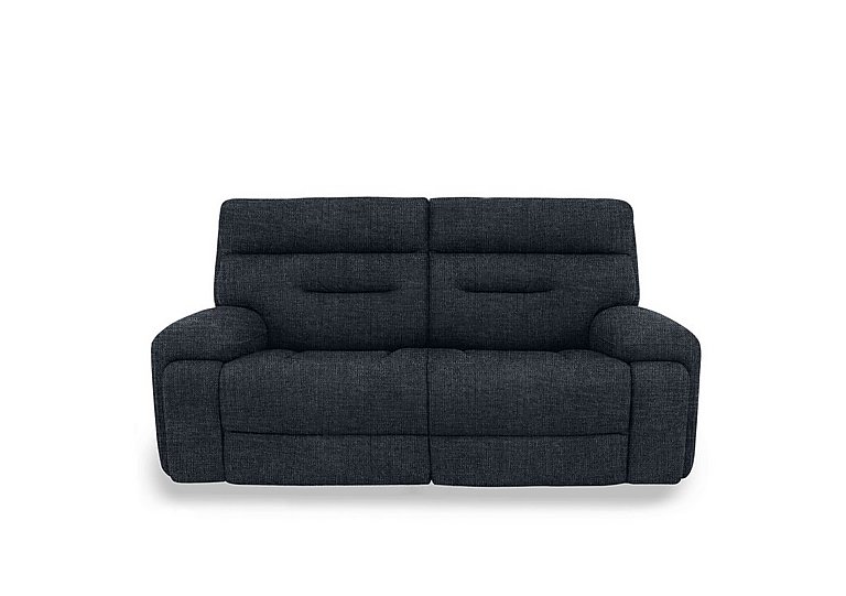 Cinemax 3 Seater Fabric Sofa - Black Mica