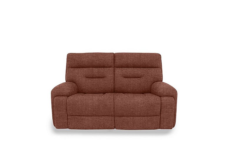 Cinemax 2 Seater Fabric Sofa - Red Maple