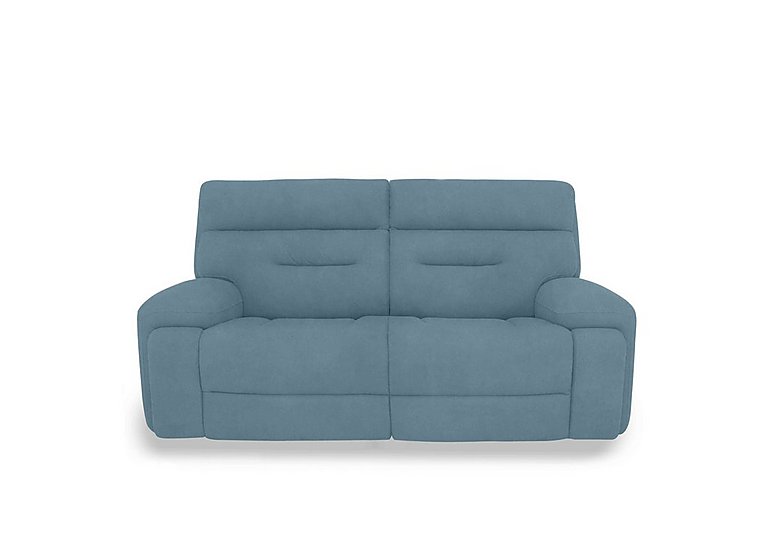 Cinemax 3 Seater Fabric Sofa - Velvet Blu
