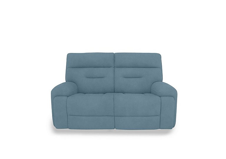 Cinemax 2 Seater Fabric Sofa - Velvet Blu