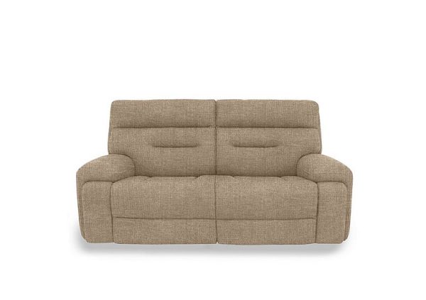 Cinemax 3 Seater Fabric Sofa  Weave Cocoa | Bed Sava
