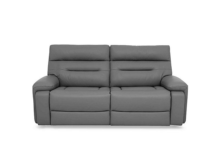 Cinemax 3 Seater Leather Sofa - Natural Ash