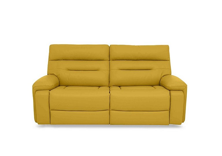 Cinemax 3 Seater Leather Sofa - Giallo