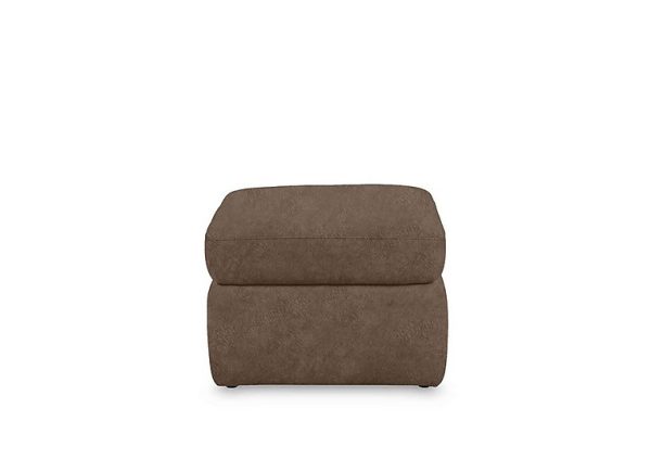 Cinemax Fabric Storage Footstool  Classic Brown | Bed Sava