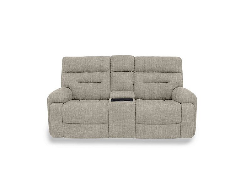 Cinemax Media 2 Seater Fabric Power Recliner Sofa with Power Headrests - Halifax Sand