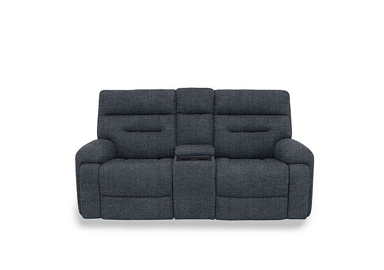 Cinemax Media 2 Seater Fabric Power Recliner Sofa with Power Headrests - Halifax Charcoal