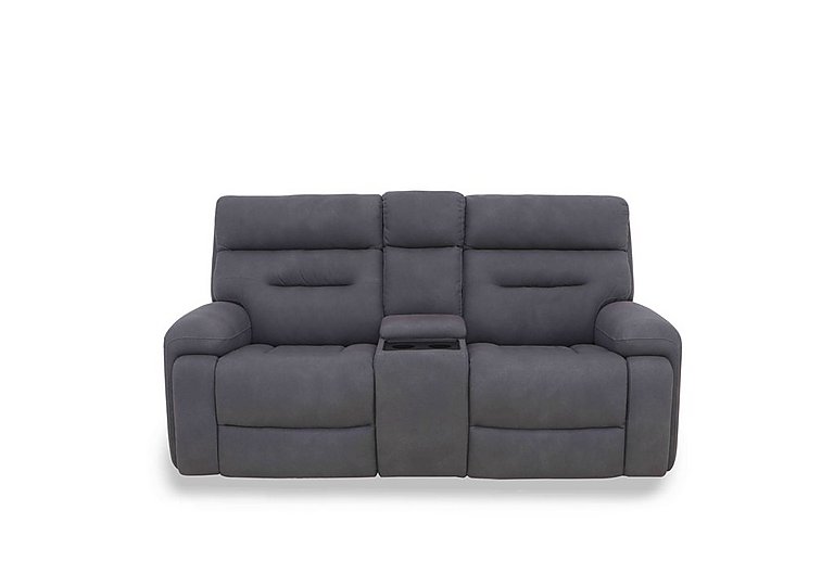 Cinemax Media 2 Seater Fabric Power Recliner Sofa with Power Headrests - Nappa Grey