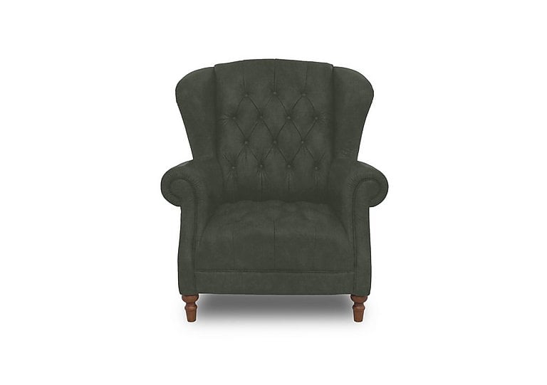 Columbus Fabric Wing Chair - Manhattan Pine