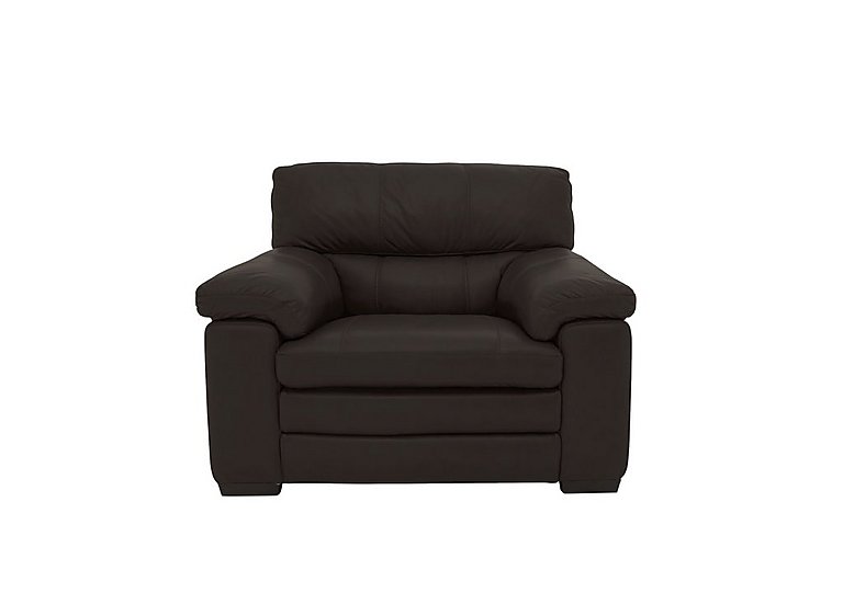 Cozee BV Leather Armchair - Dark Chocolate
