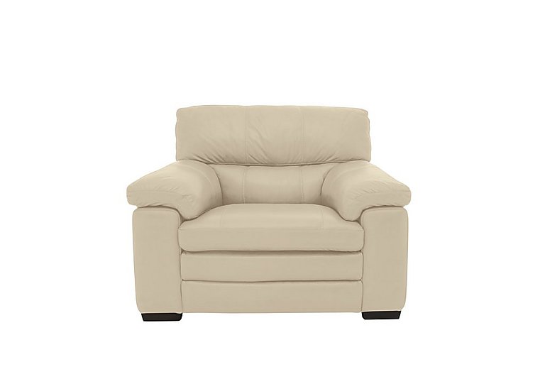 Cozee BV Leather Armchair - BV Bisque