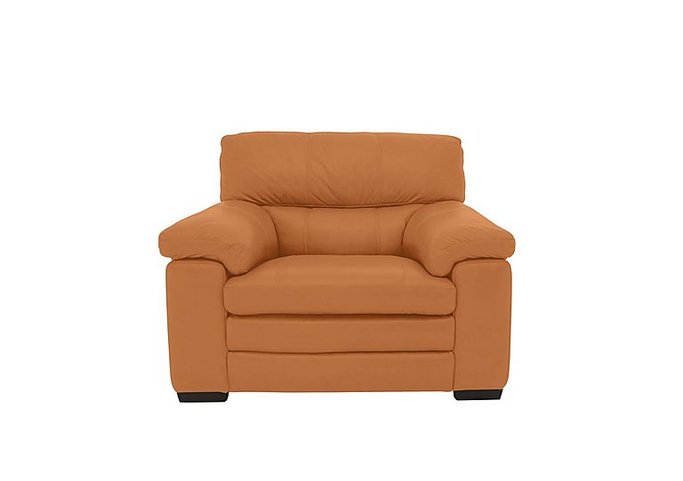 Cozee BV Leather Armchair - BV Honey Yellow