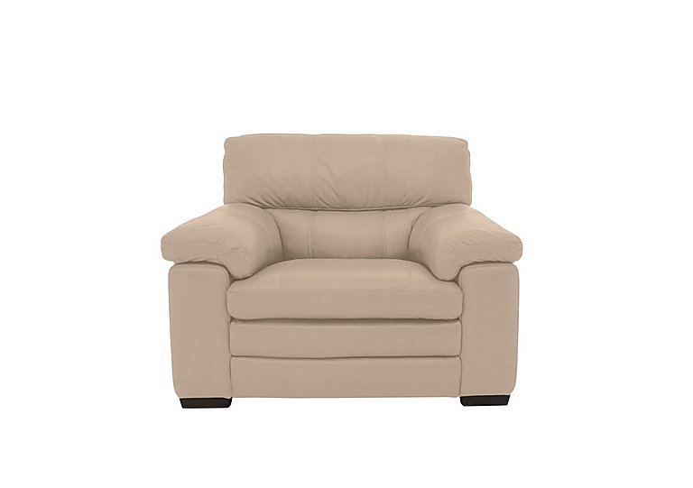 Cozee BV Leather Armchair - BV Pebble