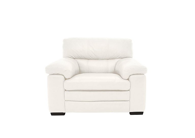 Cozee NC Leather Armchair - NC Star White