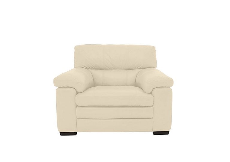 Cozee Leather Armchair - Frost