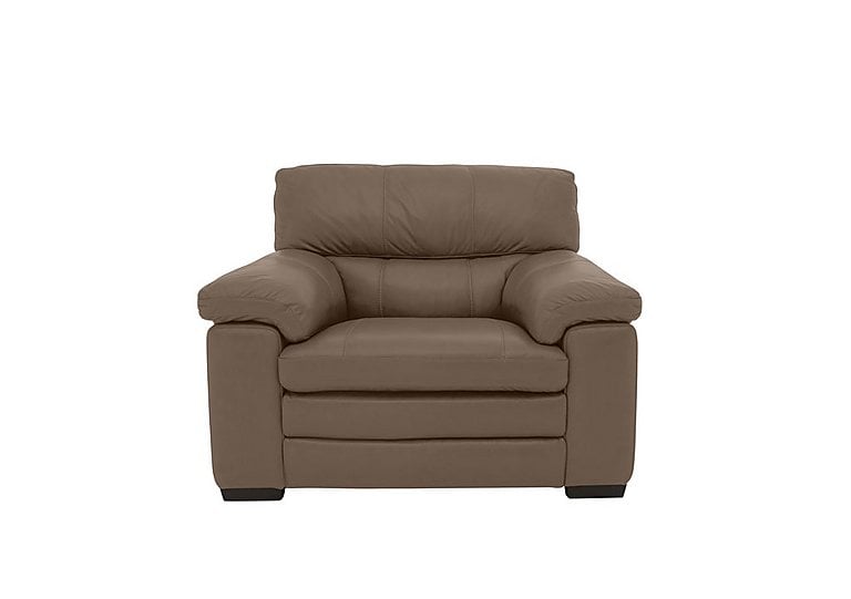 Cozee Leather Armchair - Fawn