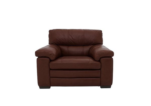 Cozee TO Leather Armchair  Light Brown | Bed Sava