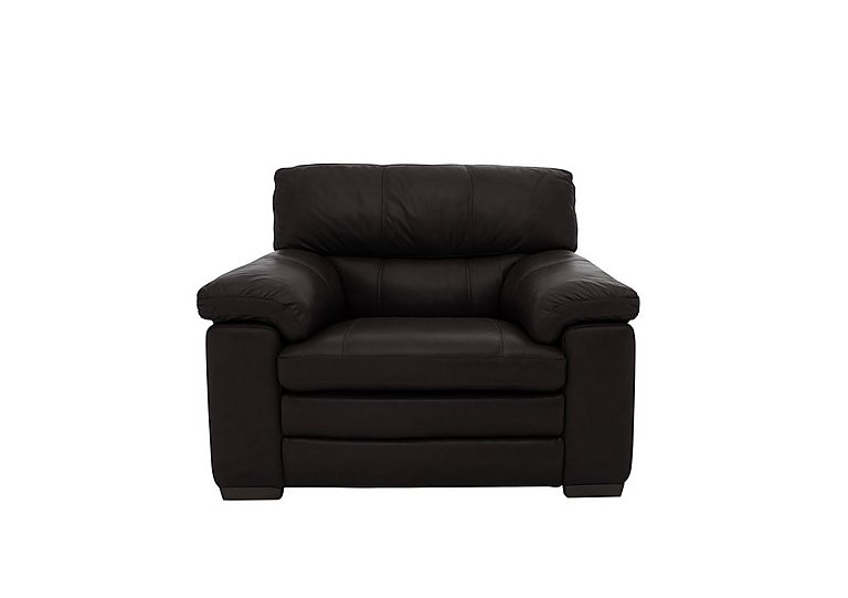 Cozee TO Leather Armchair - Mahogany