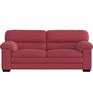 Cozee Fabric 25 Seater Sofa  Red | Bed Sava