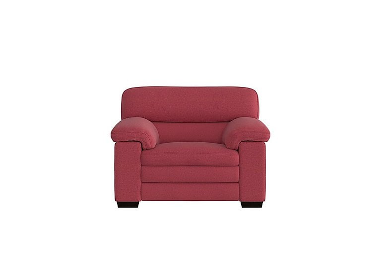 Cozee Fabric Armchair - Red