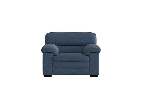 Cozee Fabric Armchair  R38 Blue | Bed Sava