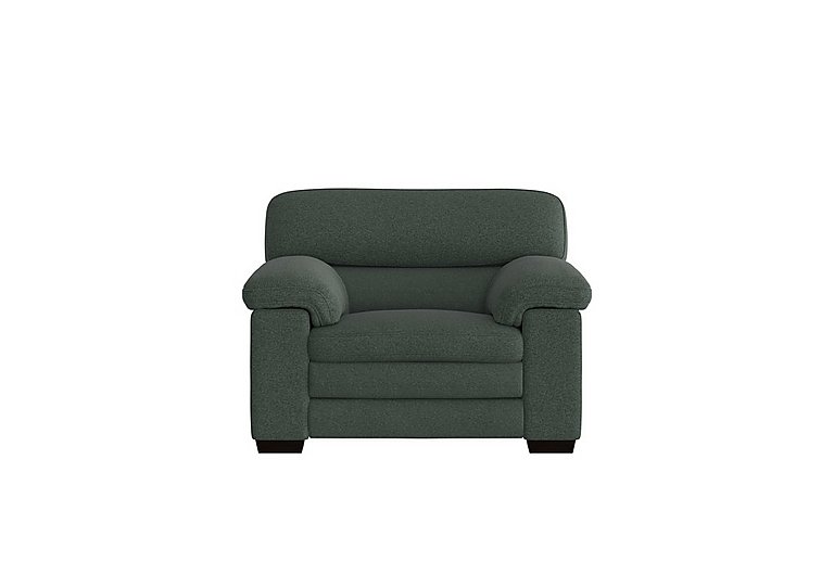 Cozee Fabric Armchair - Moss Green