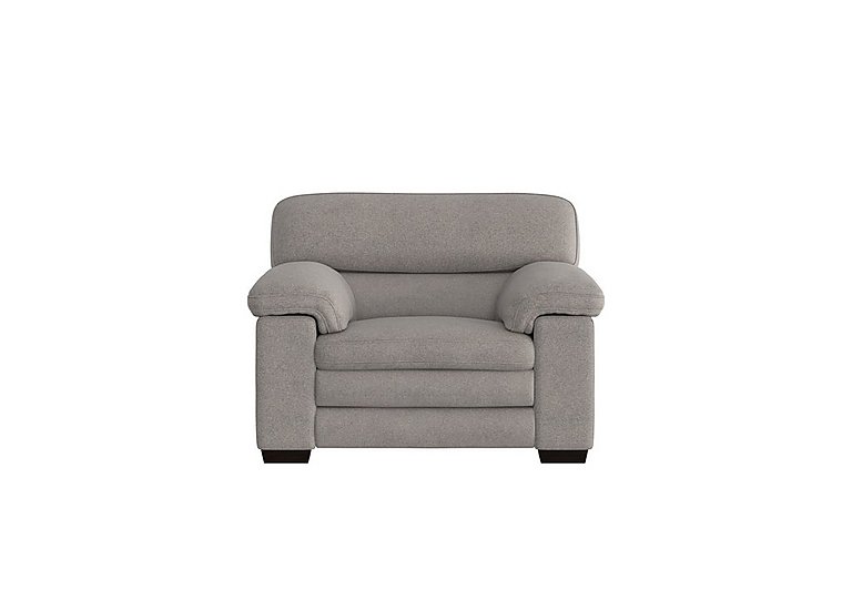 World of Leather - Cozee Fabric Armchair - Wild Dove