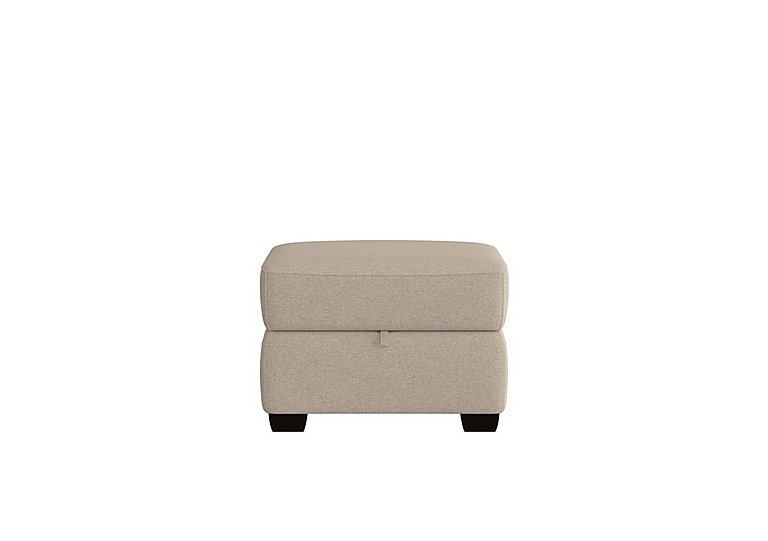 World of Leather - Cozee Fabric Storage Footstool - R28 Beige