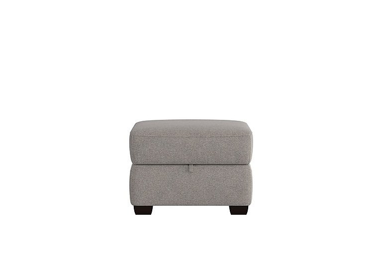 Cozee Fabric Storage Footstool  Wild Dove | Bed Sava