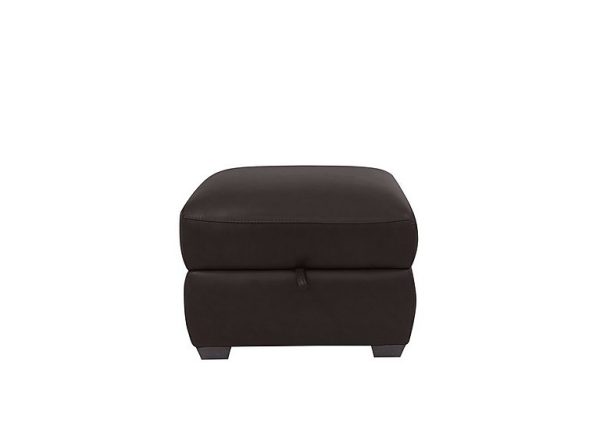 Cozee NC Leather Storage Stool | Bed Sava