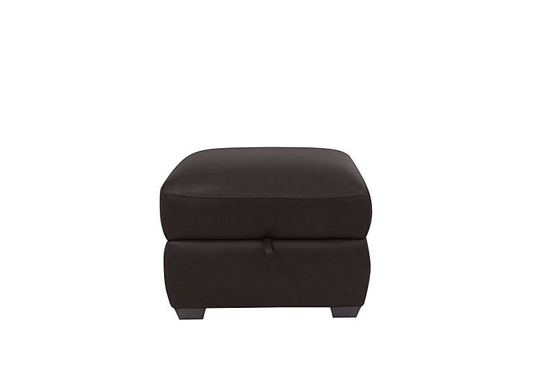 Cozee NC Leather Storage Stool