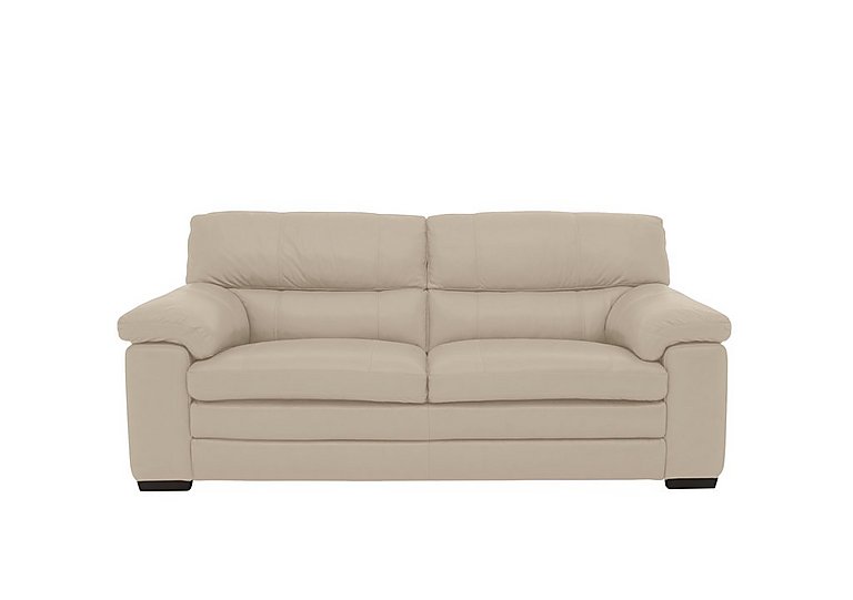 Cozee BV Leather 2.5 Seater Sofa - Dapple Grey